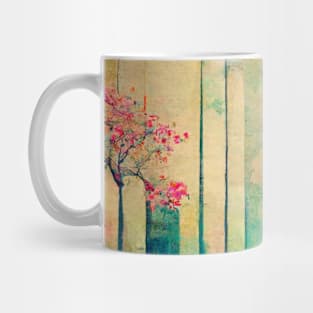 Trees In A Asian Painting, Mug